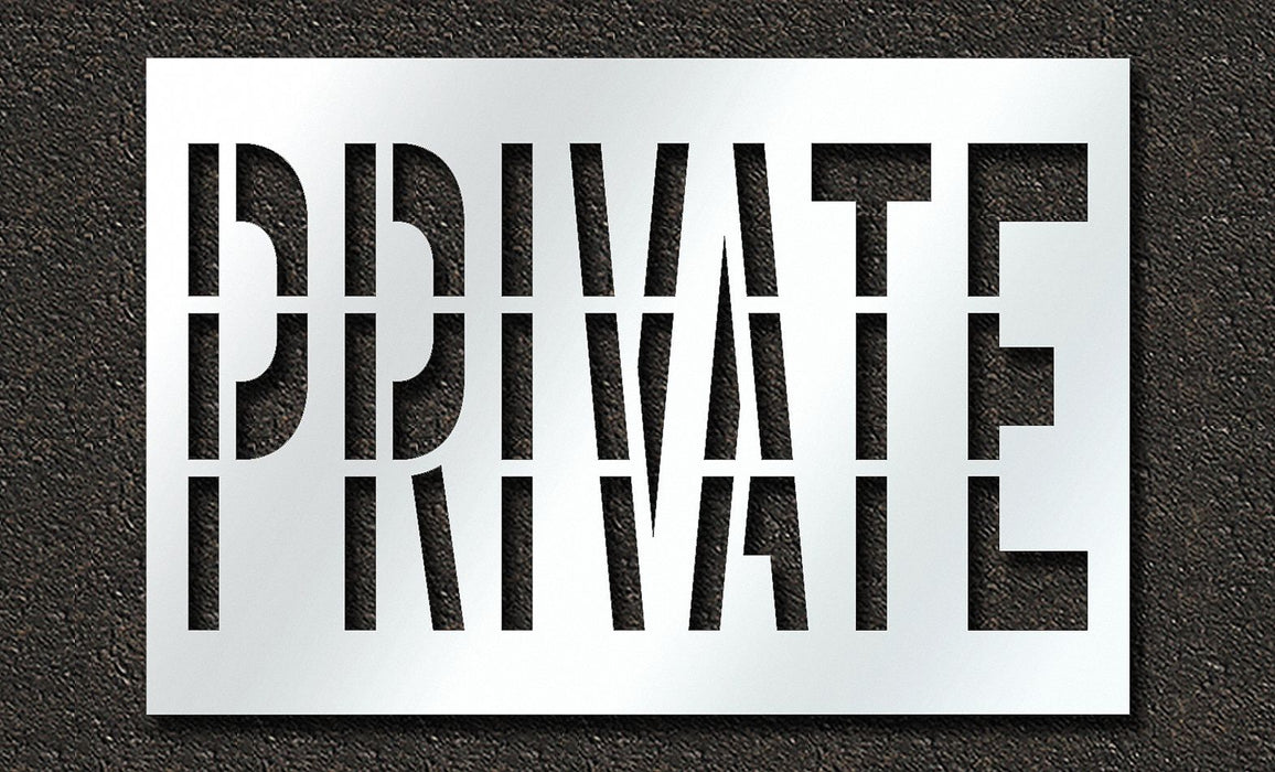 IndividualStencil Message Polyethylene