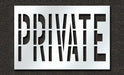 IndividualStencil Message Polyethylene