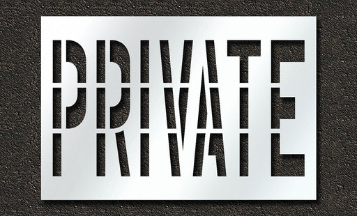 IndividualStencil Message Polyethylene