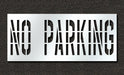 Pavement Stencil No Parking 36 in