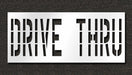 Pavement Stencil Drive Thru 36 in