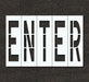 IndivStencil Message Polyethylene 5pcs