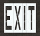 IndivStencil Message Polyethylene 4pcs