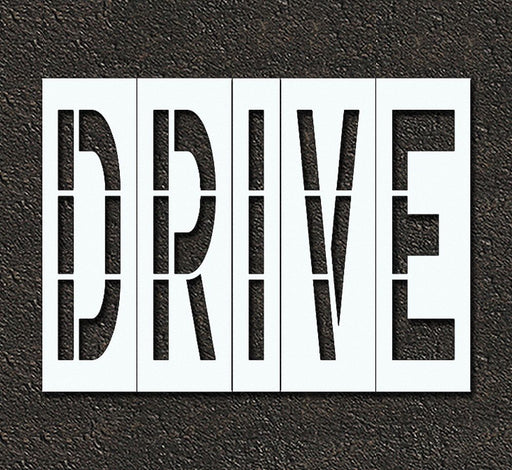 Pavement Stencil Drive 48 in