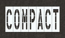 IndivStencil Message Polyethylene 7pcs