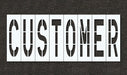 IndivStencil Message Polyethylene 8pcs