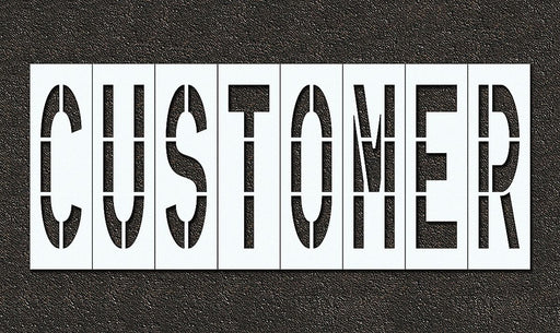 Pavement Stencil Customer 48 in