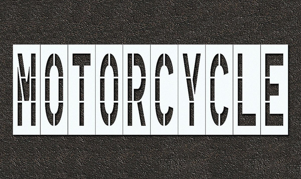 IndivStencil Message Polyethylene 10pcs