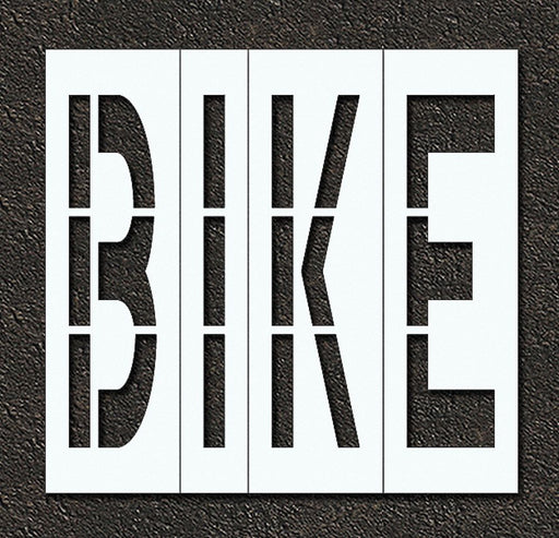 Pavement Stencil Bike 48 in