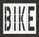 IndivStencil Message Polyethylene 4pcs