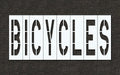 IndivStencil Message Polyethylene 8pcs
