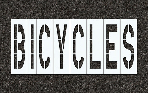 IndivStencil Message Polyethylene 8pcs