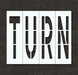 IndivStencil Message Polyethylene 4pcs