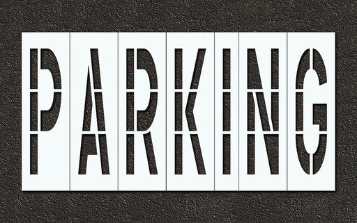 Pavement Stencil Parking 48 in