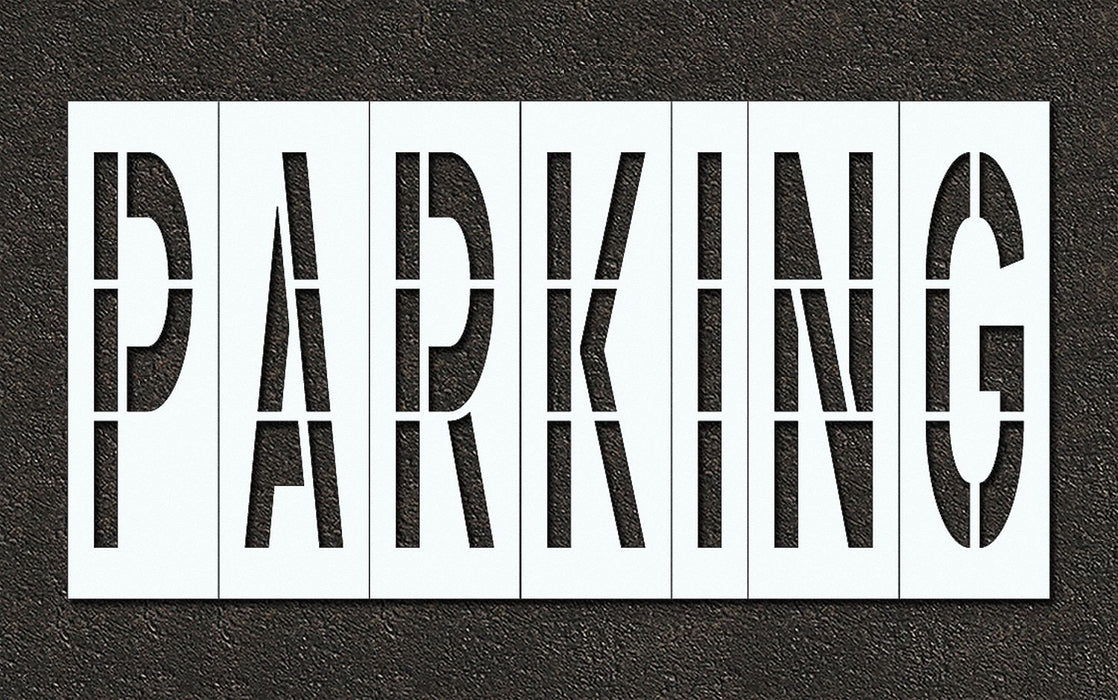 IndivStencil Message Polyethylene 4pcs