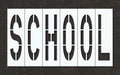 IndivStencil Message Polyethylene 6pcs