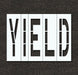 IndivStencil Message Polyethylene 5pcs