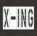 IndivStencil Message Polyethylene 5pcs