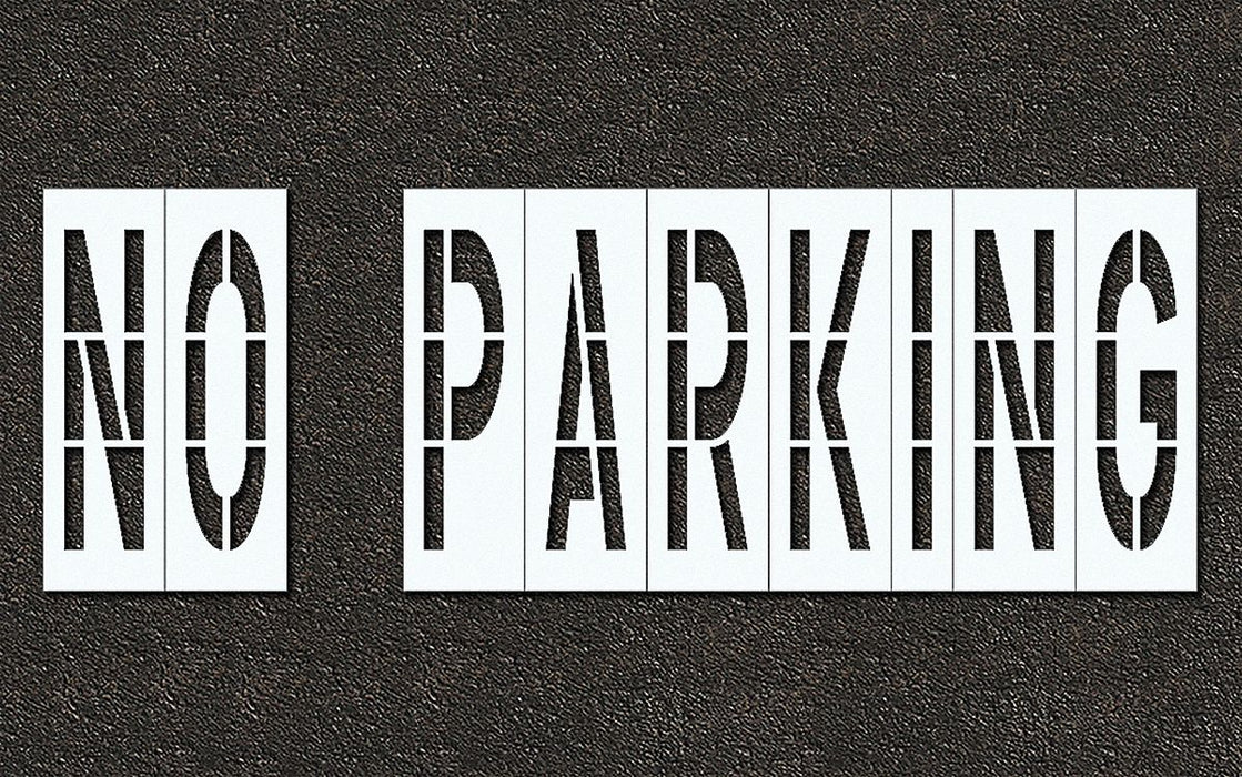 IndivStencil Message Polyethylene 9pcs