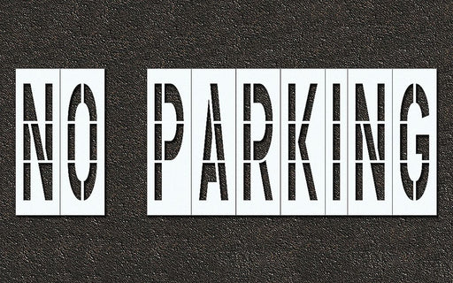 Pavement Stencil No Parking 48 in