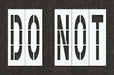IndivStencil Message Polyethylene 5pcs