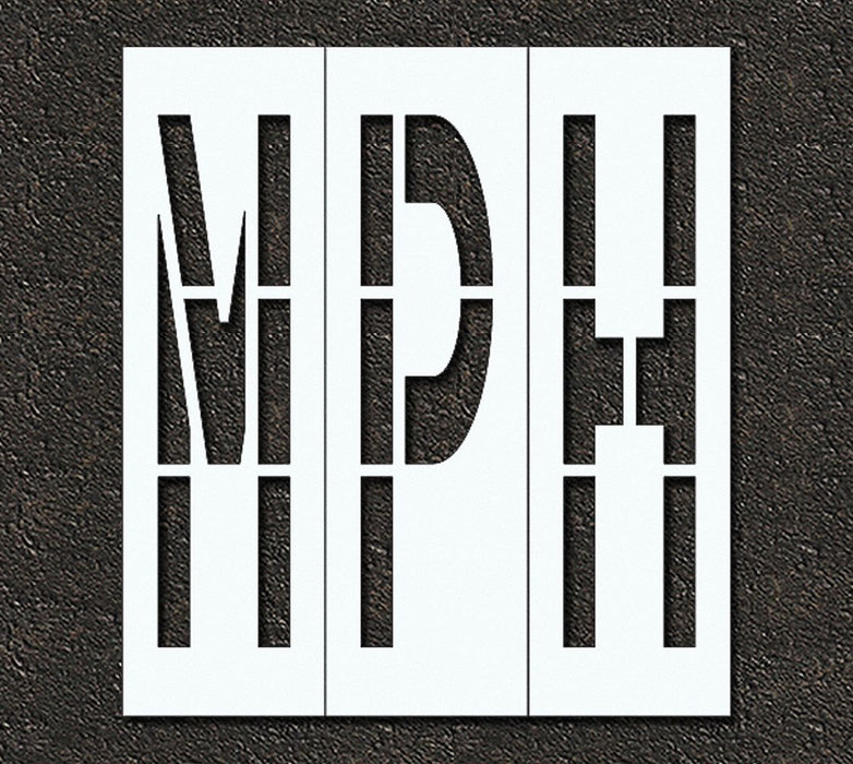 IndivStencil Message Polyethylene 3pcs