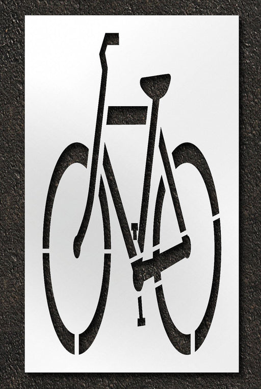 Pavement Stencil Bike Lane - Mutcd 72 in