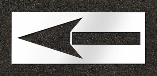 Pavement Stencil Bike Lane Arrow 72 in