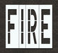IndivStencil Message Polyethylene 4pcs