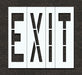 IndivStencil Message Polyethylene 4pcs