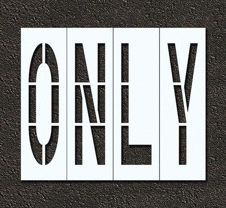 IndivStencil Message Polyethylene 4pcs