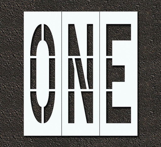 Pavement Stencil One 96 in