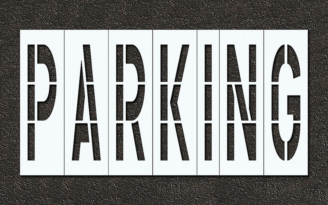 IndivStencil Message Polyethylene 7pcs