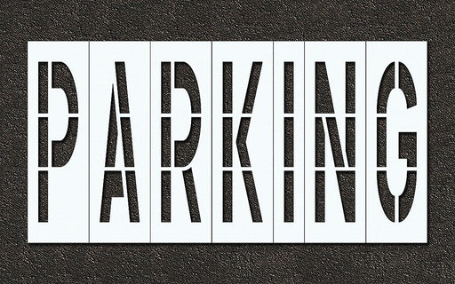 Pavement Stencil Parking 96 in