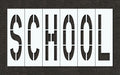 IndivStencil Message Polyethylene 6pcs