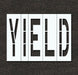IndivStencil Message Polyethylene 5pcs