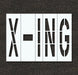 IndivStencil Message Polyethylene 5pcs