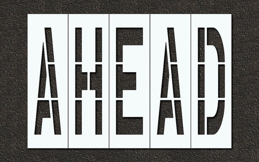 Pavement Stencil Ahead 96 in