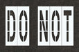 IndivStencil Message Polyethylene 5pcs