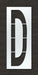 IndividualStencil Letter Polyethylene