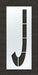 IndividualStencil Letter Polyethylene