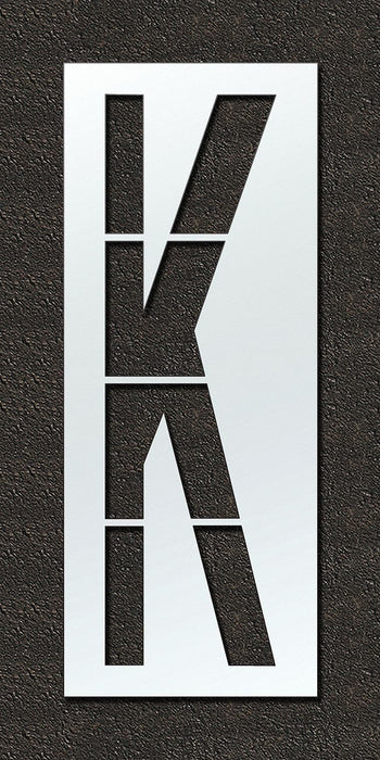 IndividualStencil Letter Polyethylene
