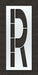 IndividualStencil Letter Polyethylene