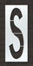 IndividualStencil Letter Polyethylene