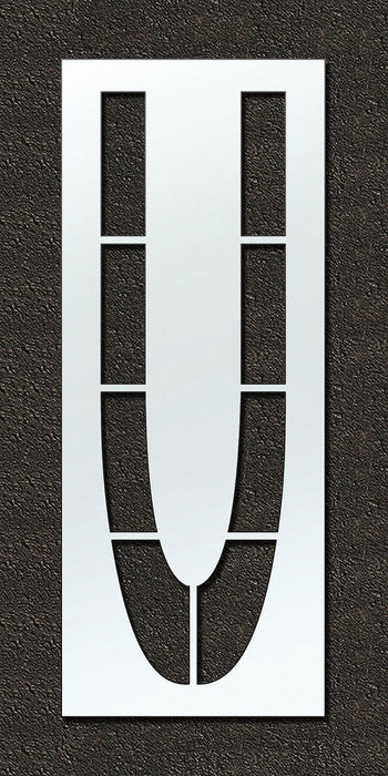 IndividualStencil Letter Polyethylene
