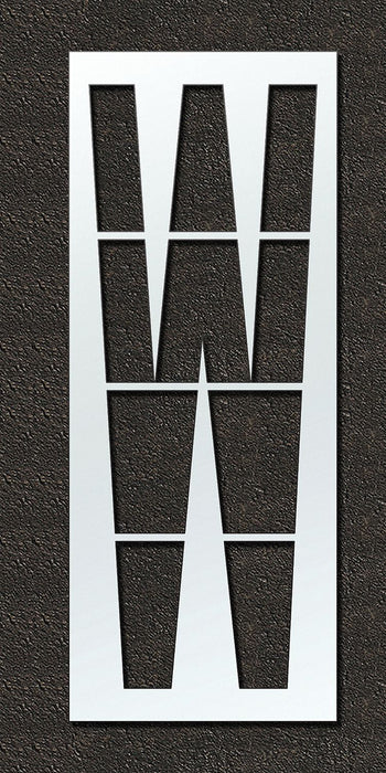 IndividualStencil Letter LDPE