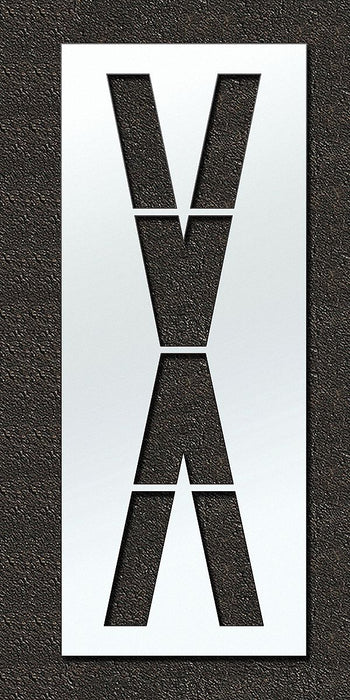 IndividualStencil Letter Polyethylene