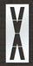 IndividualStencil Letter Polyethylene