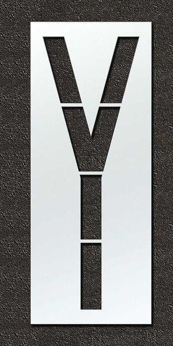 IndividualStencil Letter Polyethylene