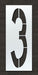 IndividualStencil Number Polyethylene
